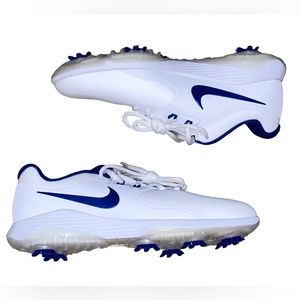 NWOT Nike Vapor Pro White & Indigo Force Golf Shoes Size 8.5